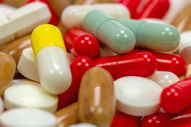 Yakın planda birçok farklı tablet