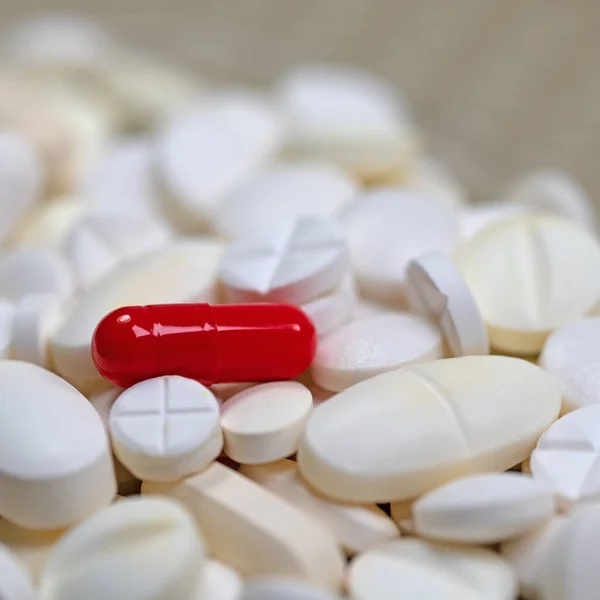 Лекарства Виде Таблеток Капсул — стоковое фото