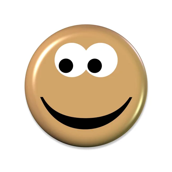 Emoji Gut Gelaunt — Stockfoto