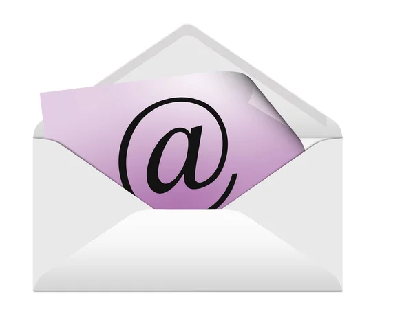 Mail Envelope Symbolic Illustration — Stock Photo, Image