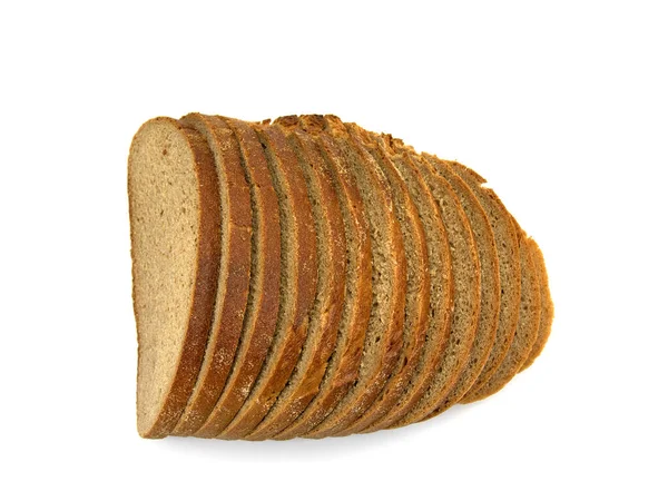 Sliced Bread White Background — Stock Photo, Image