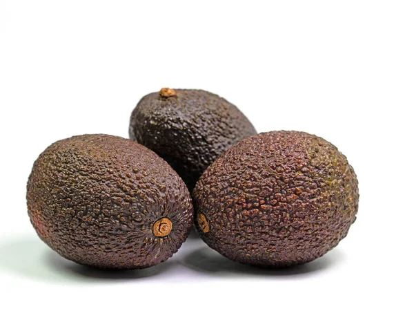 Avocado Isolato Uno Sfondo Bianco — Foto Stock