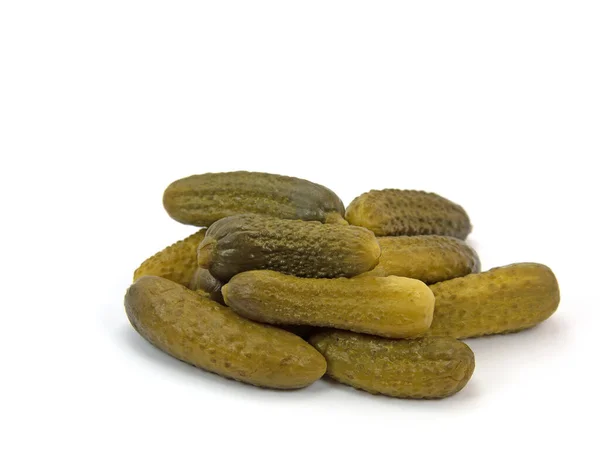 Pickles Geïsoleerd Tegen Een Witte Achtergrond — Stockfoto