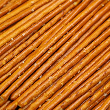 Simitler yakın plan çekimde yapışır.