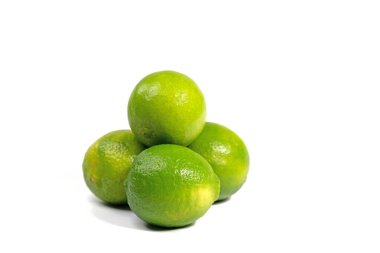 Limes beyaz bir arka plan
