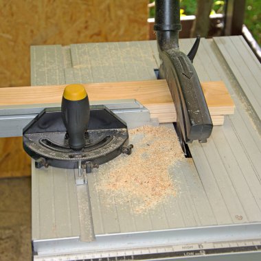 Dairesel testerenin yakın çekimi