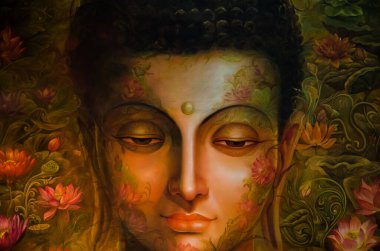 Lord Buddha 'nın Huzurlu Görüntüsü