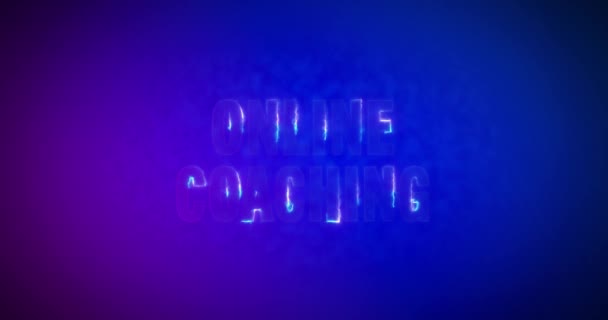 Entraînement en ligne. Paroles électriques. Logotype