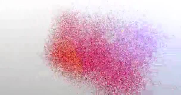 Vente. Logo des particules. Animation de texte — Video