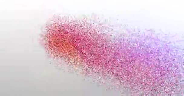 L'éducation. Logo des particules. Animation de texte