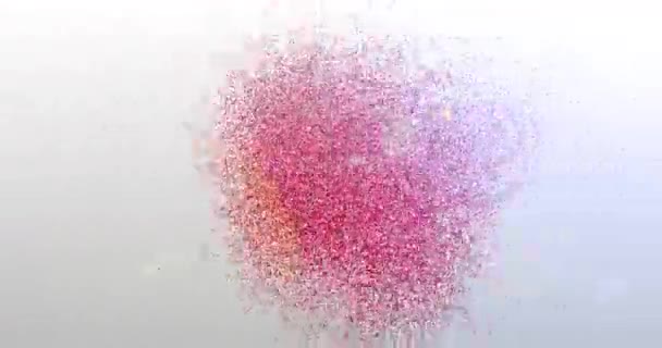 VIP. Particle Logo. Text Animation — Stock Video