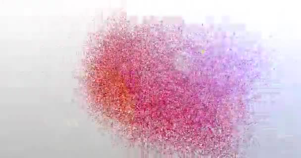 Du neuf. Logo des particules. Animation de texte — Video