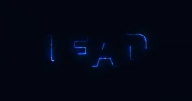 Kurşun. Elektrikli yıldırım metni. Logotype