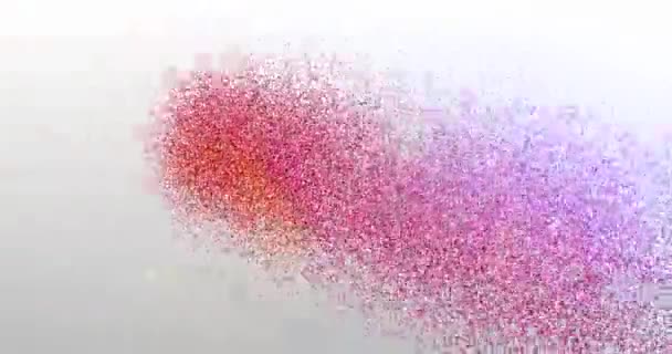 Rejoins maintenant. Logo des particules. Animation de texte