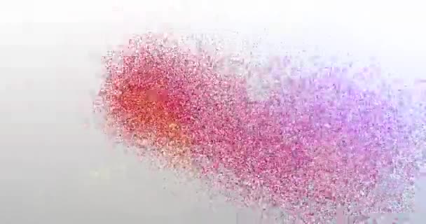 Tu peux. Logo des particules. Animation de texte