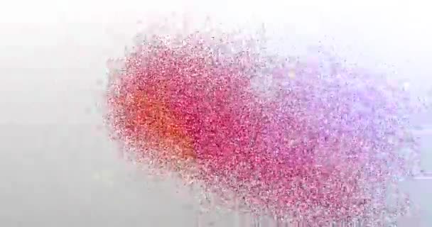 Coach. Logo des particules. Animation de texte