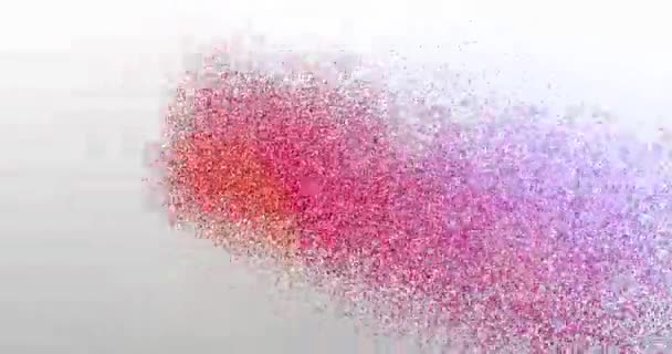 Une chance. Logo des particules. Animation de texte