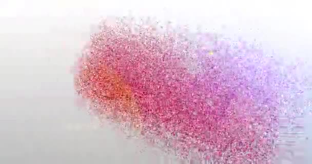 100000, 100000. Logo des particules. Animation de texte — Video