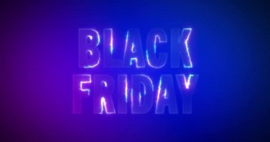 Kara Cuma. Parçacık Logosu. Metin Canlandırması