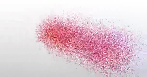 Mentorat. Logo des particules. Animation de texte — Video
