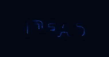 Fikirler. Elektrikli yıldırım metni. Logotype