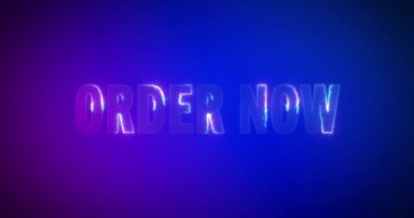 Sipariş verin. Elektrik Logosu