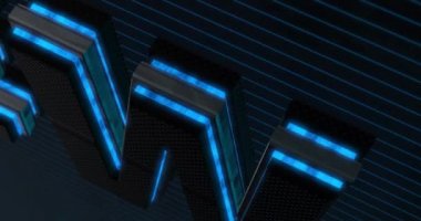 Yeni mi? Üç boyutlu tanıtım. Metin Logosu