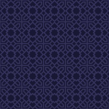 Batik tarzında lüks İslami geometrik dikişsiz arka plan duvar kâğıdı