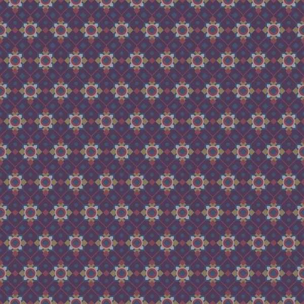 Geometrische Naadloze Patroon Paarse Kleur — Stockvector