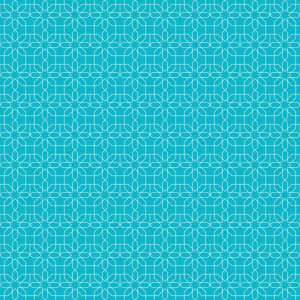 Einfache Islamische Geometrische Nahtlose Muster Hintergrund Tapete — Stockvektor
