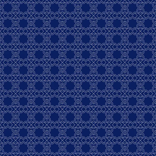 Luxuriöse Geometrische Islamische Nahtlose Muster Hintergrund Tapete — Stockvektor
