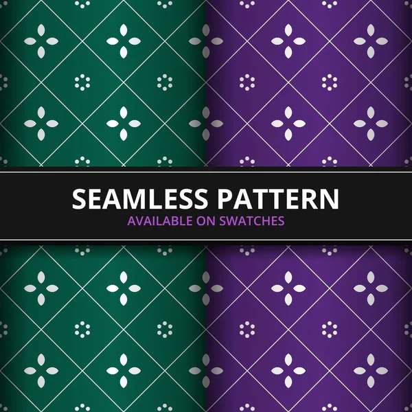 Elegante Batik Nahtlose Muster Hintergrundtapete Auf Farbmustern — Stockvektor
