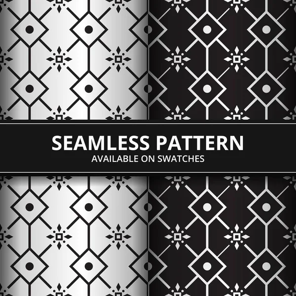 Luxury Traditional Tribal Batik Seamless Pattern Background Wallpaper Color Swatches — Stock Vector