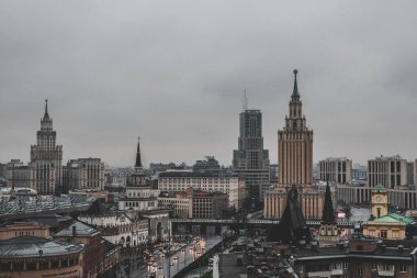 Moskova 'da yağmur, 2019 sonbaharı