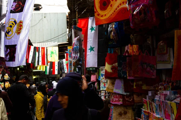 Damascus Syrië 2010 Hamidiyah Souq Grote Bazaar Centraal Damascus Overdekte — Stockfoto