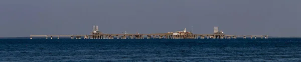 Calvert County Usa 2020 Panoramic View Offshore Dock Belonging Dominion — Stock Photo, Image