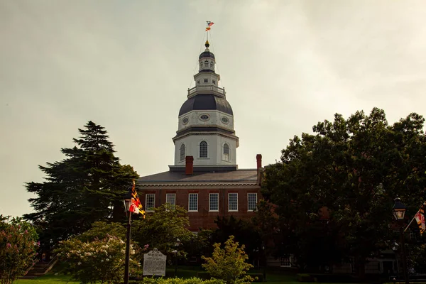 Annapolis 2020 Maryland State House State Capitol Building Annapolis Image — Photo