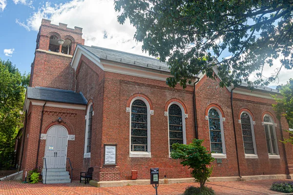 Chestertown Eua 2020 Vista Perto Igreja Episcopal Emmanuel Localizada Centro — Fotografia de Stock