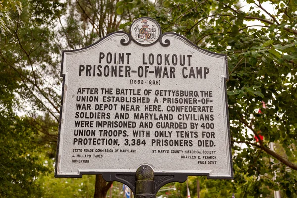 Point Lookout Usa 2020 Point Lookout Prisoner War Camp 3384 — 图库照片
