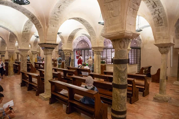 Bari Italia 2018 Interior Basilica Saint Nicholas Bari Italy — Stock Photo, Image