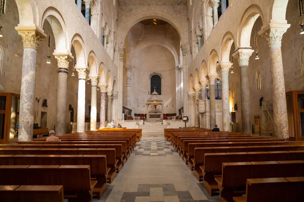 Bari Italy 2018 Interior Basilica Saint Nicholas Bari Italy — Stock Photo, Image