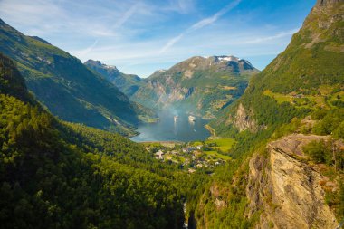 Geiranger fiyort dağ açısından, Norveç