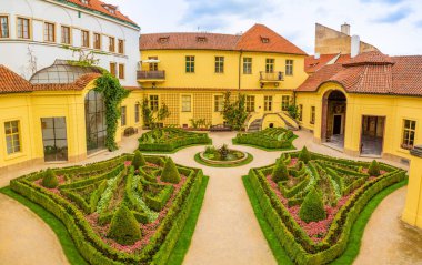Vrtba Bahçe veya Vrtbovska zahrada eski Town Prague, Çek Cumhuriyeti