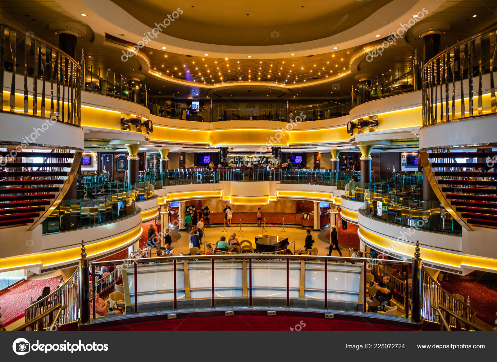 Mediterranean Sea Greece 16 10 2018 Interior Of Atrium