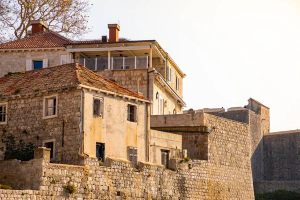 Vista de la arquitectura de Dubrovnik en Croacia — Foto de Stock