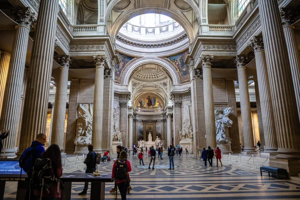 Paris, Fransa - 24.04.2019: Pantheon'un Içi, Paris Latin Mahallesi, Fransa — Stok fotoğraf