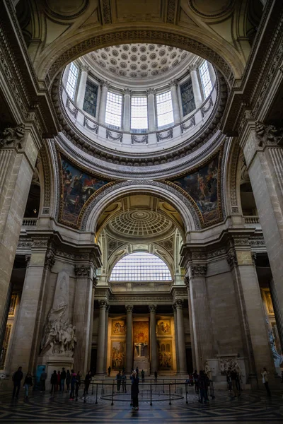 Paris, France - 24.04.2019: Interior of Pantheon, in the Latin Quarter in Paris, France — Stock Photo, Image