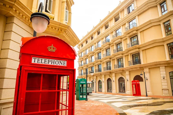 Empty abandoned european quarter look like London in Sanya, Hainan, China