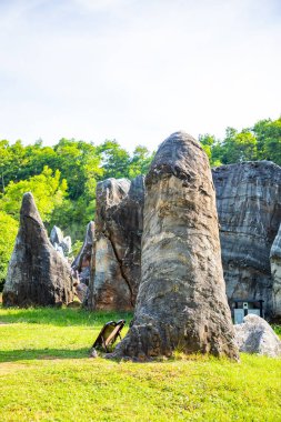 Roks In Danzhou Stone Flower Caves, Geopark Yanında Haikou, Hainan, Çin