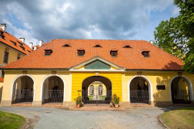 Zbraslav, Çek Cumhuriyeti - 24,08.2020: Zbraslav Kalesi - Prag, Çek Cumhuriyeti